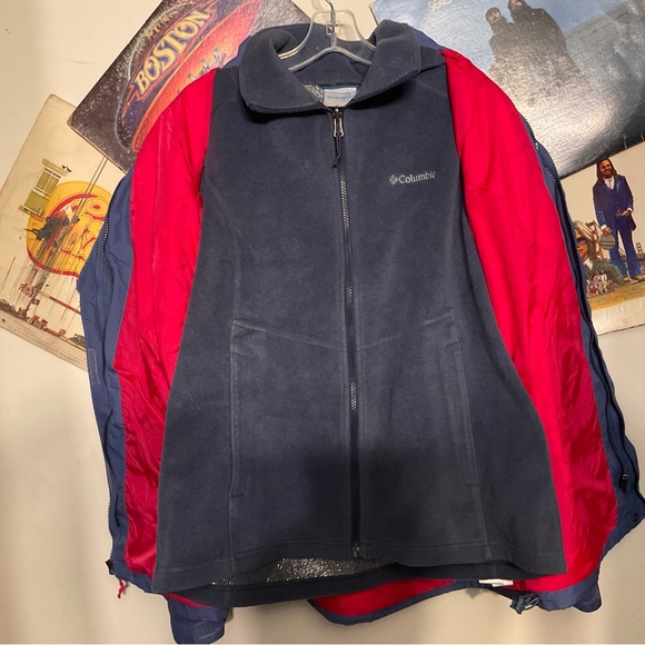 COLUMBIA WOMENS 3 in 1 ARCTIC II OMNI-HEAT WINTER JACKET SZ L - Picture 5 of 5